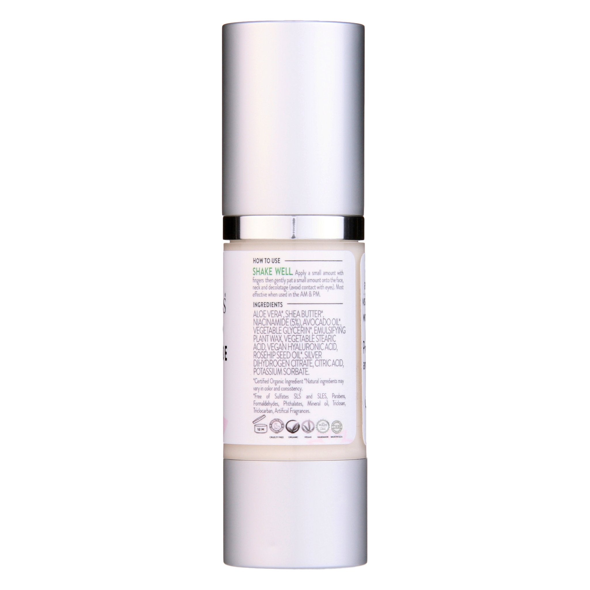 Organic Niacinamide Anti-Aging Serum - Tightens Pores, Reduces Wrinkles